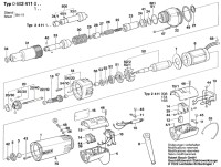 Bosch 0 602 411 008 ---- H.F. Screwdriver Spare Parts